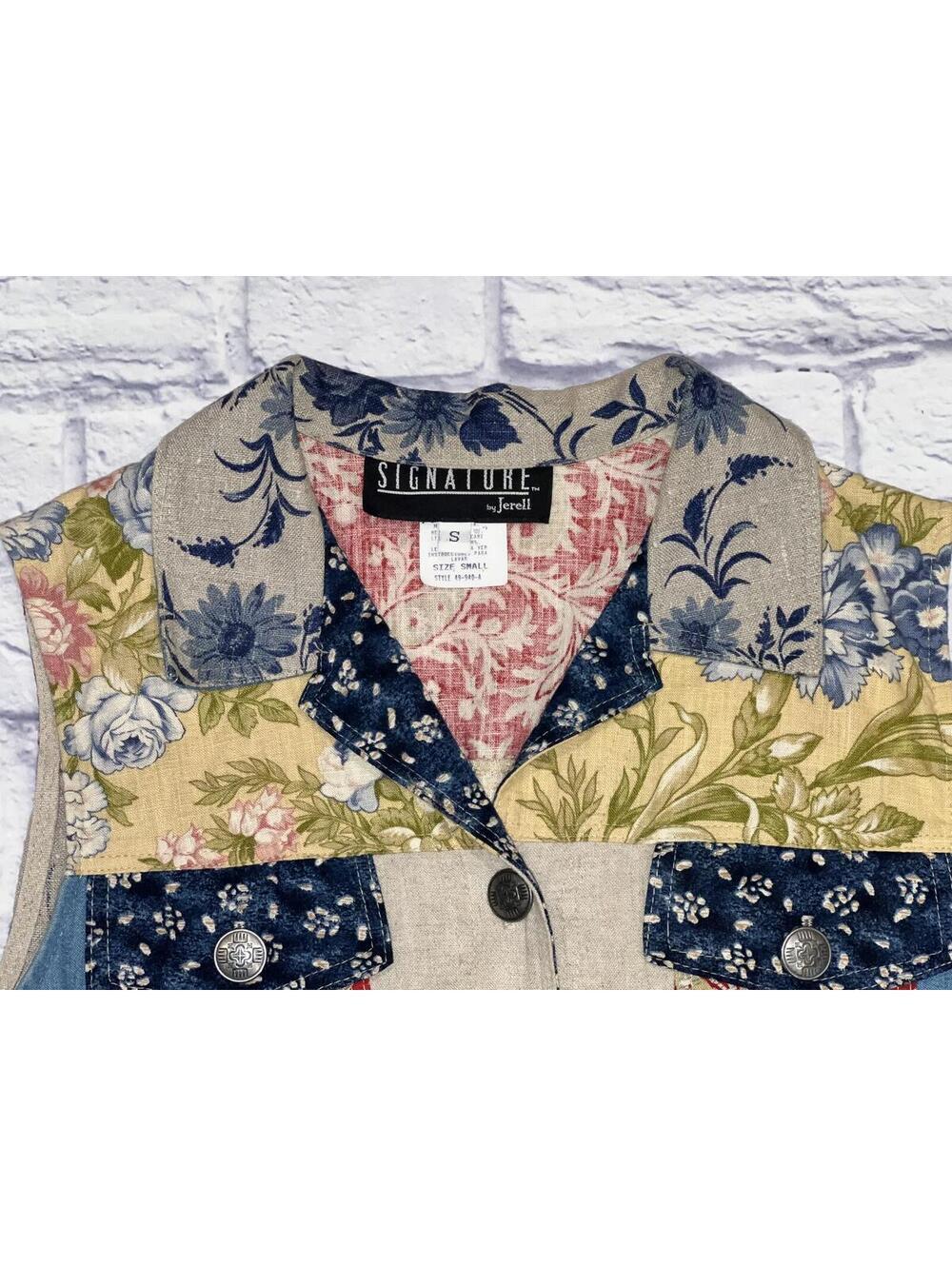Vintage vest  Signature by Jerell Size Small - Picture 8 of 8